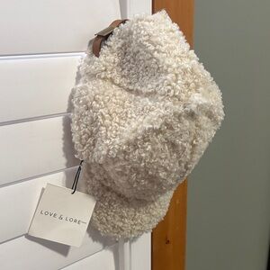 Love & Lore Cream Sherpa Hat